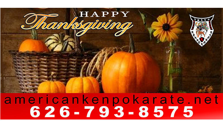 American Kenpo Karate Thanksgiving Closures - American Kenpo Karate