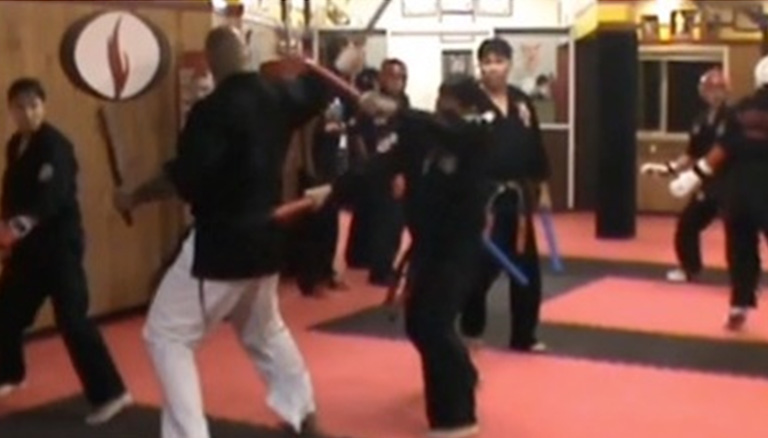 Long Form 7 with Attackers Drill--Part II - American Kenpo Karate