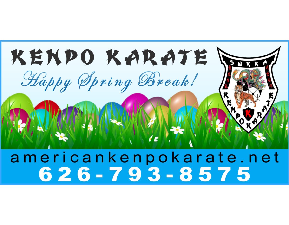 Happy Spring Break! - American Kenpo Karate