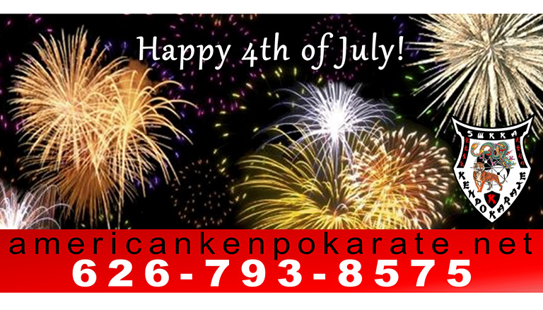 4th of July Closure - American Kenpo Karate