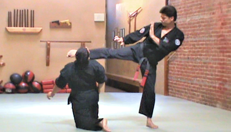Retreating Pendulum with Extension - American Kenpo Karate Adult Martial Arts